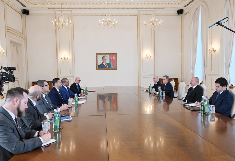 阿塞拜疆总统会见欧安组织现任主席率领的代表团