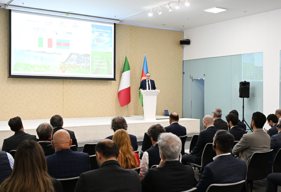 Se celebra un evento en Bakú con el lema "Azerbaiyán e Italia, en camino hacia una mejor producción de alimentos"