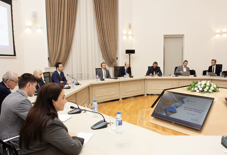 “Azərbaycanın elektroenergetika sektorunda aşağı karbonlu həll yolları” layihəsinə dair görüş keçirilib