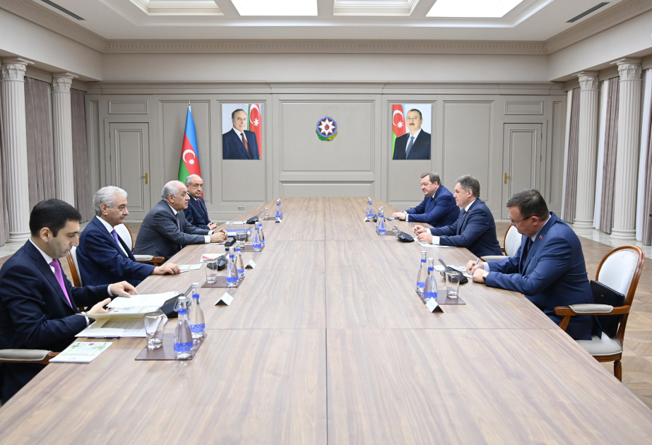 رئيس الوزراء الاذربيجاني يلتقي نائب رئيس وزراء بيلاروس