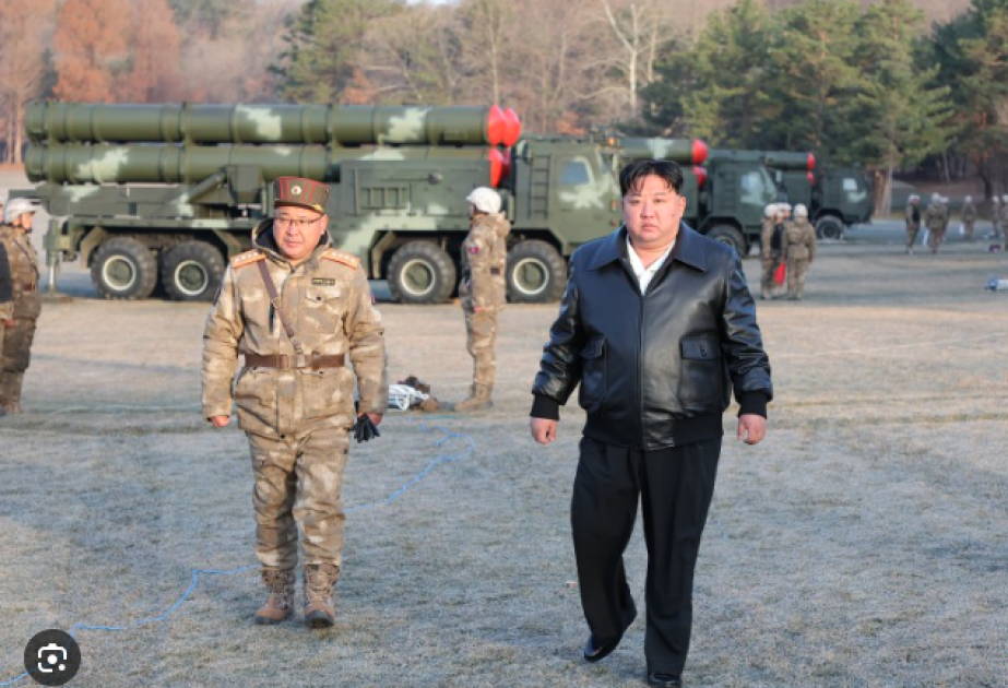 N. Korean leader inspects new tactical missile system