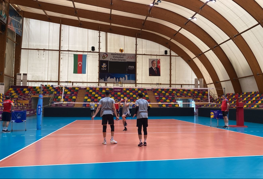 Azərbaycanın kişi voleybol millisi Qızıl Avropa Liqasına hazırlaşır