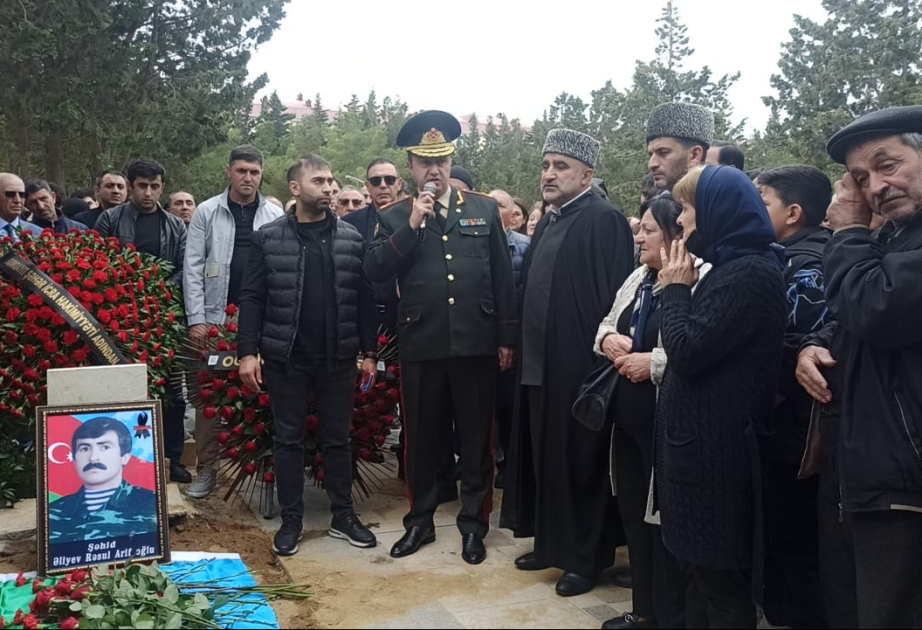 Sumqayıtda Birinci Qarabağ müharibəsinin şəhidi dəfn edilib