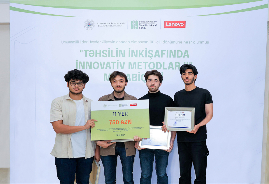 BMU tələbələri “Təhsilin inkişafında innovativ metodlar” müsabiqəsində uğur qazanıblar