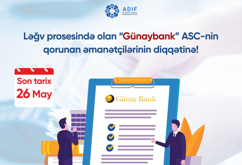 ADIF "Günaybank”ın qorunan əmanətçilərinə müraciət edib