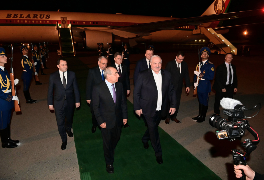President of Belarus Aleksandr Lukashenko embarks on state visit to Azerbaijan