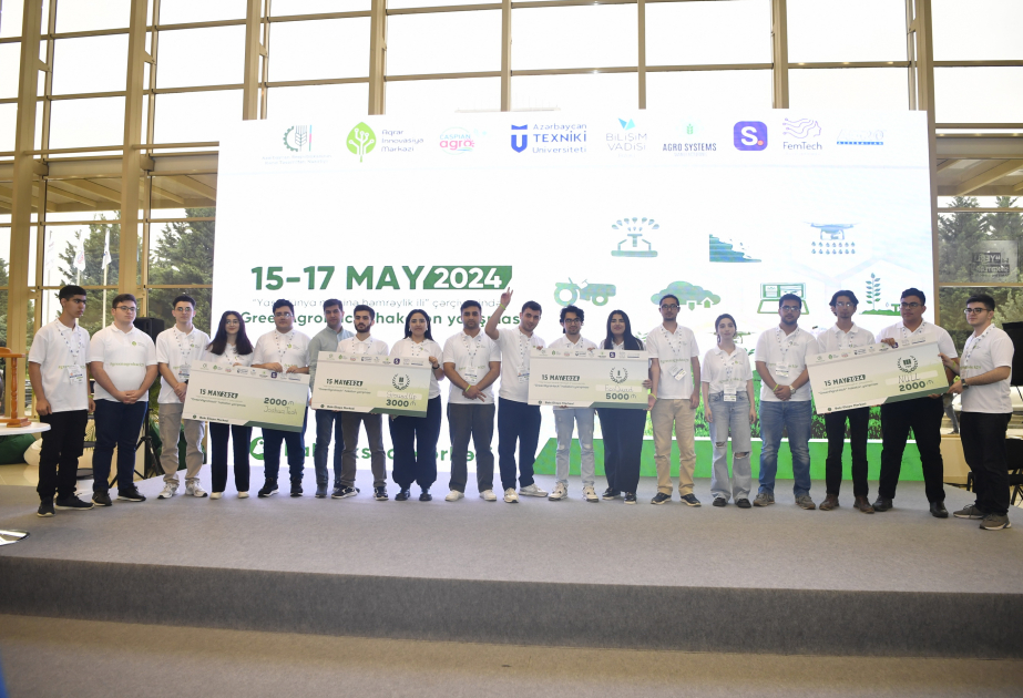 “GreenAgroHack” startap müsabiqəsinin qaliblərinin mükafatlandırılması mərasimi keçirilib