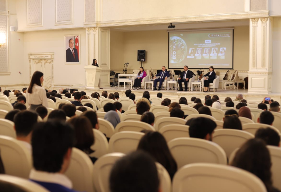 Sumqayıt gəncləri qlobal iqlim dəyişikliklərinin həllində COP29-un əhəmiyyətini müzakirə ediblər