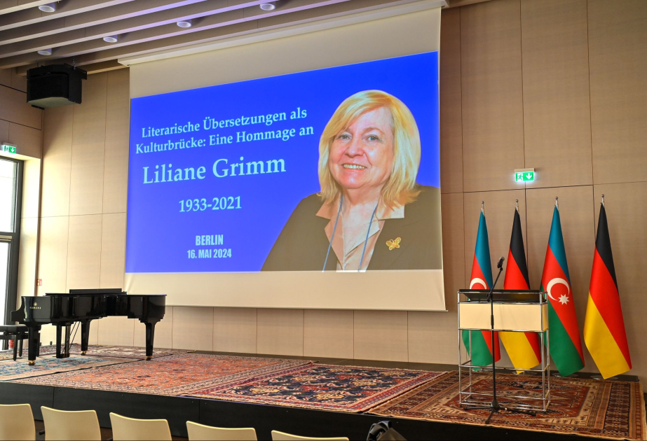 Berlində Azərbaycan ədəbiyyatından alman dilinə çoxsaylı tərcümələr etmiş Liliane Qrimmin xatirəsi anılıb