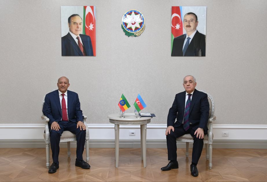 رئيس وزراء أذربيجان يلتقي نائب رئيس وزراء إثيوبيا
