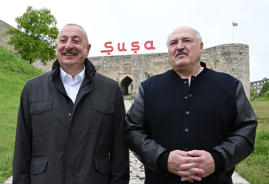 Les présidents Aliyev et Loukachenko se déplacent à Choucha VIDEO