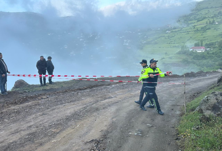 Lerikdə uçqun baş verən ərazidə nəqliyyatın hərəkəti nəzarətə götürülüb