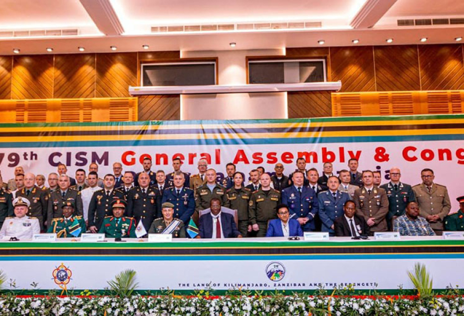 Azerbaiyán está representado en la 79ª Asamblea General y el Congreso del Consejo Internacional de Deportes Militares