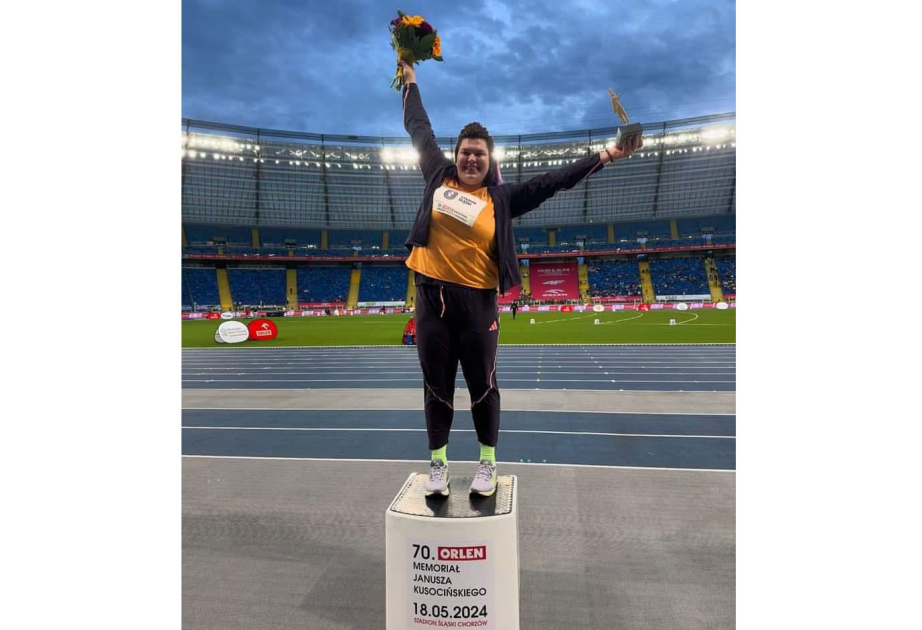 La atleta azerbaiyana gana la medalla de oro en Polonia
