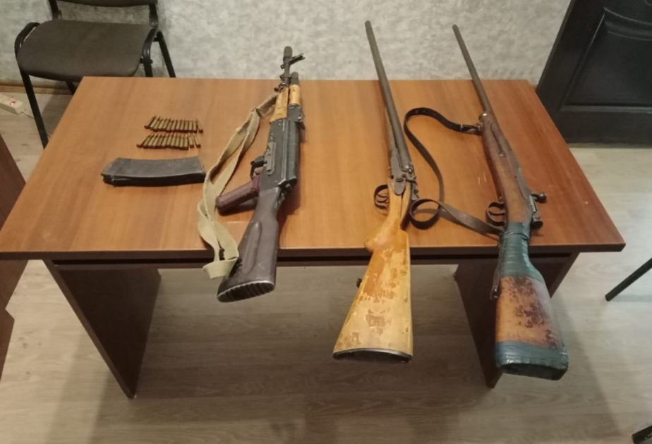 DİN: Könüllü təhvil verilən silahların sayı açıqlanıb