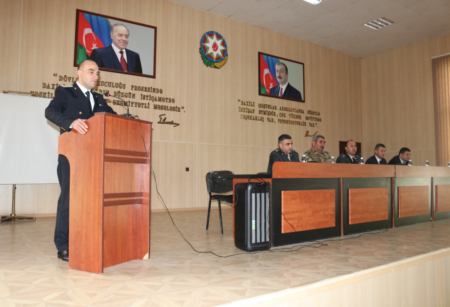 Bərdə rayonunda Hərbi Prokurorluq və Daxili İşlər Nazirliyinin Daxili Qoşunları birgə tədbir keçirib