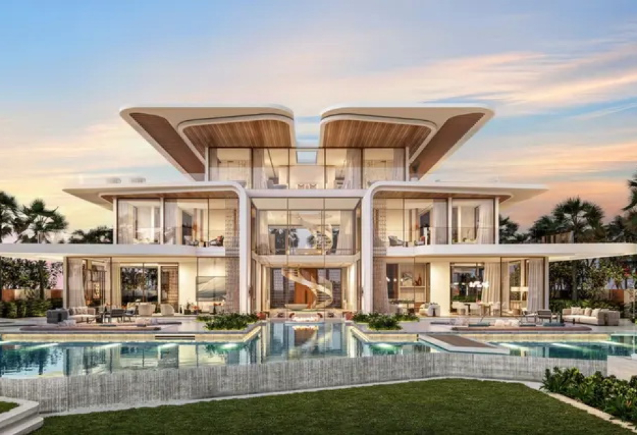 Dubay sahillərindəki süni adalarda ən bahalı villalar təqdim edilib