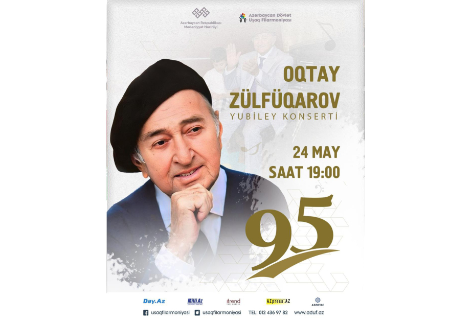 Xalq artisti Oqtay Zülfüqarovun anadan olmasının 95 illiyinə həsr olunmuş konsert keçiriləcək