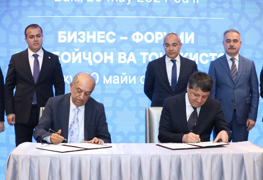 Azərbaycan və Tacikistan şirkətləri arasında 8 əməkdaşlıq sazişi imzalanıb