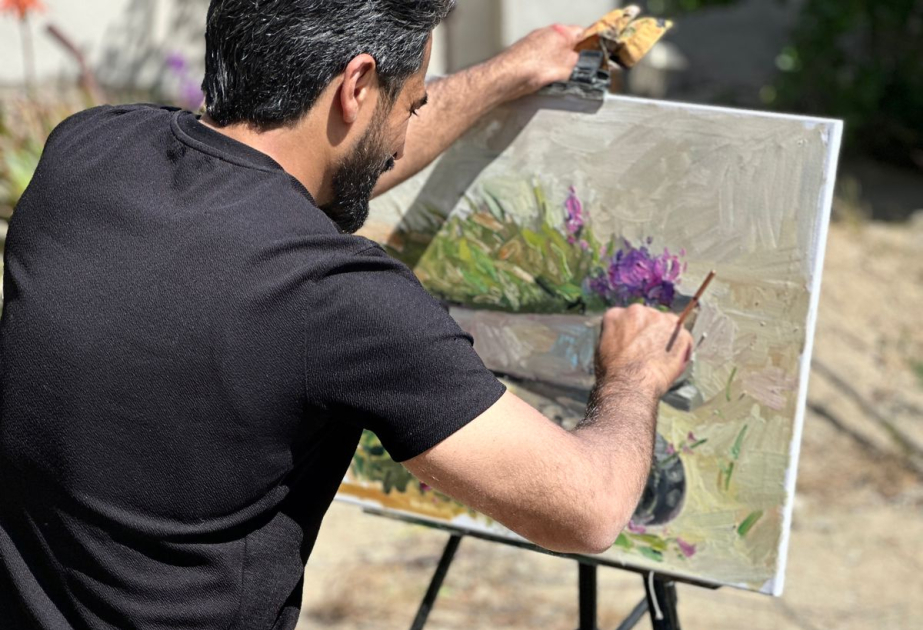 В пригороде Баку прошел пленэр «Под открытым небом»