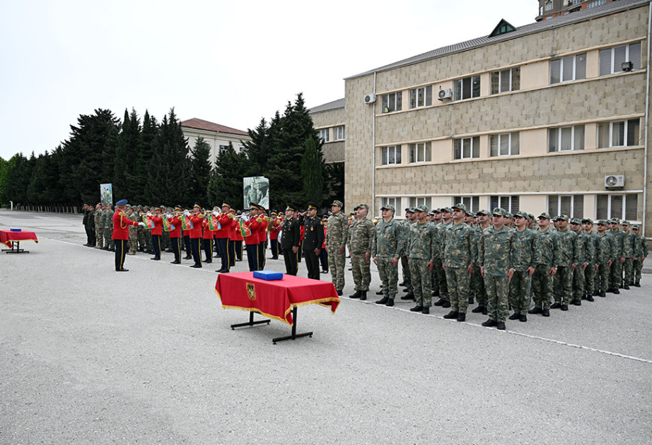 Azerbaijan Army holds graduation ceremony of Reserve Officer Training Course VIDEO