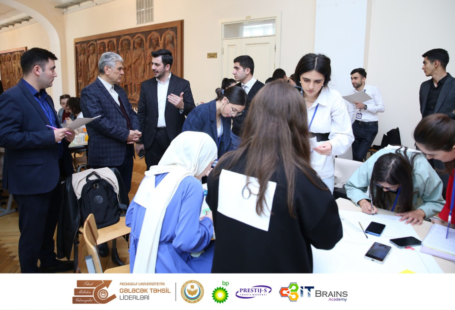 “Pedaqoji Universitetin gələcək təhsil liderləri” müsabiqəsinin finalı keçirilib