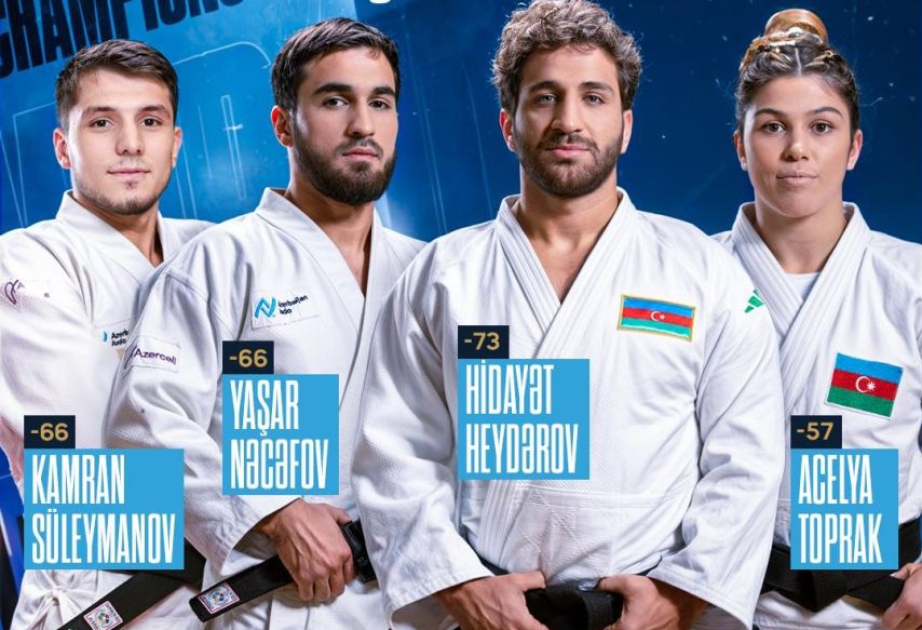Weitere vier aserbaidschanische Judokas kämpfen um Medaillen bei den Weltmeisterschaften in den Vereinigten Arabischen Emiraten