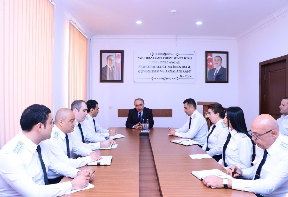 Baş prokuror paytaxtın Nizami rayonunda vətəndaşlarla görüşüb