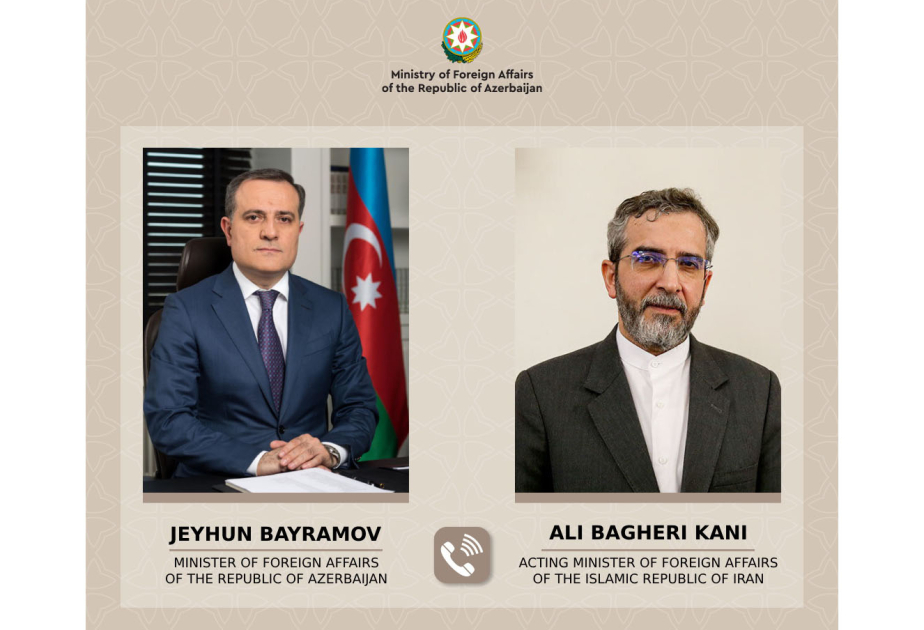 Ceyhun Bayramov ilə Əli Bağeri Kani arasında telefon danışığı olub