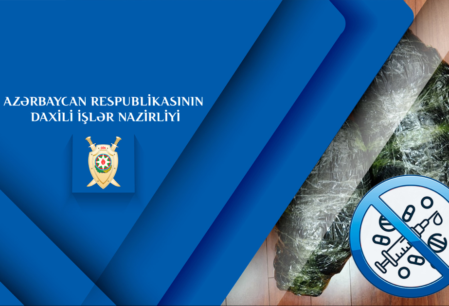 Səbail rayonunda saxlanılan narkokuryerdən 7 kiloqram marixuana aşkarlanıb
