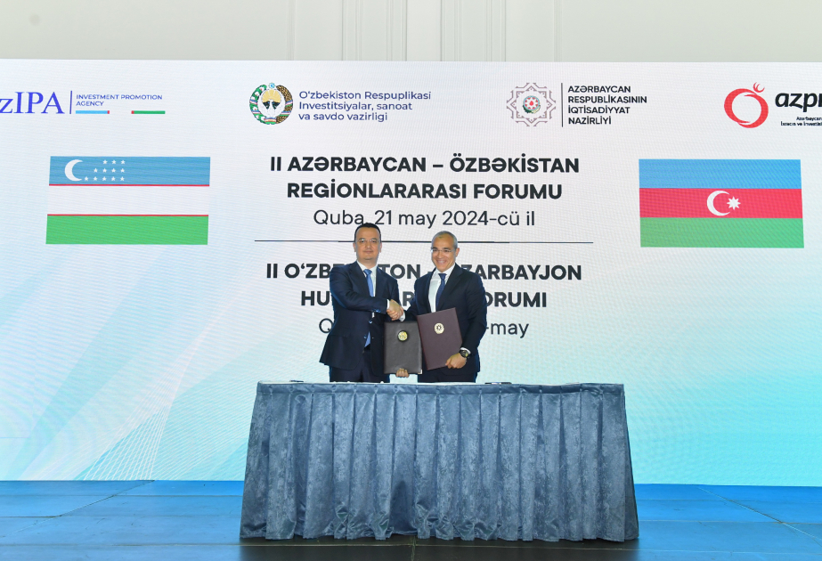 II Azərbaycan-Özbəkistan Regionlararası Forumu çərçivəsində ikitərəfli sənədlər imzalanıb - YENİLƏNİB