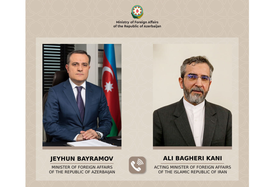 Azerbaijani FM, Acting Foreign Minister of Iran hold phone talk