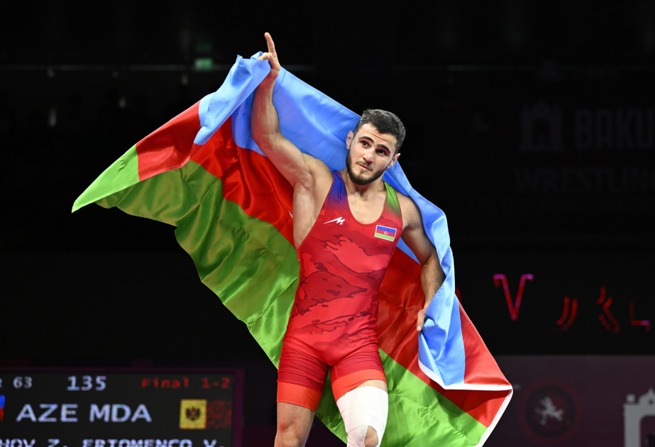 Azərbaycan güləşçisi Bakıda Avropa çempionu olub
