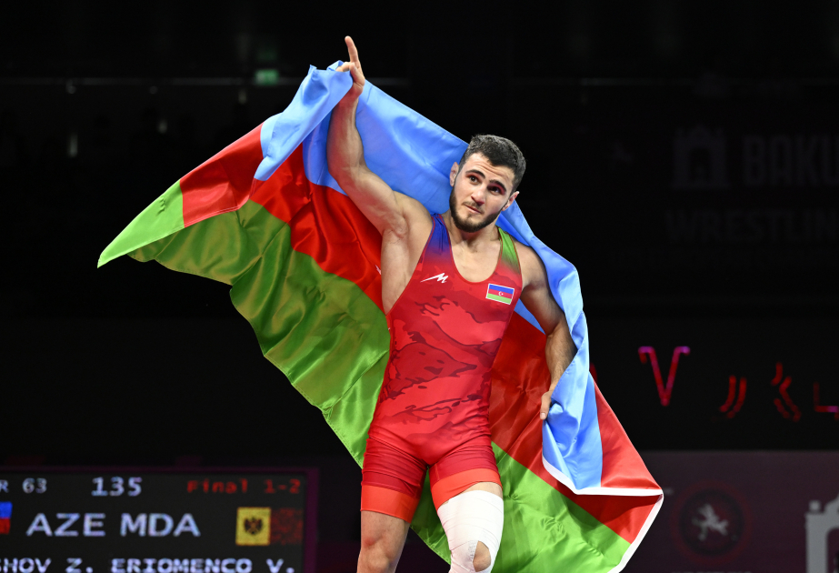 Азербайджанский борец стал чемпионом Европы в Баку