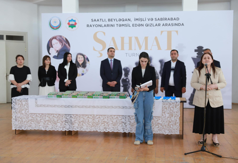 Saatlıda keçirilən turnirdə 200-dən çox şahmatçı qız mübarizə aparıb