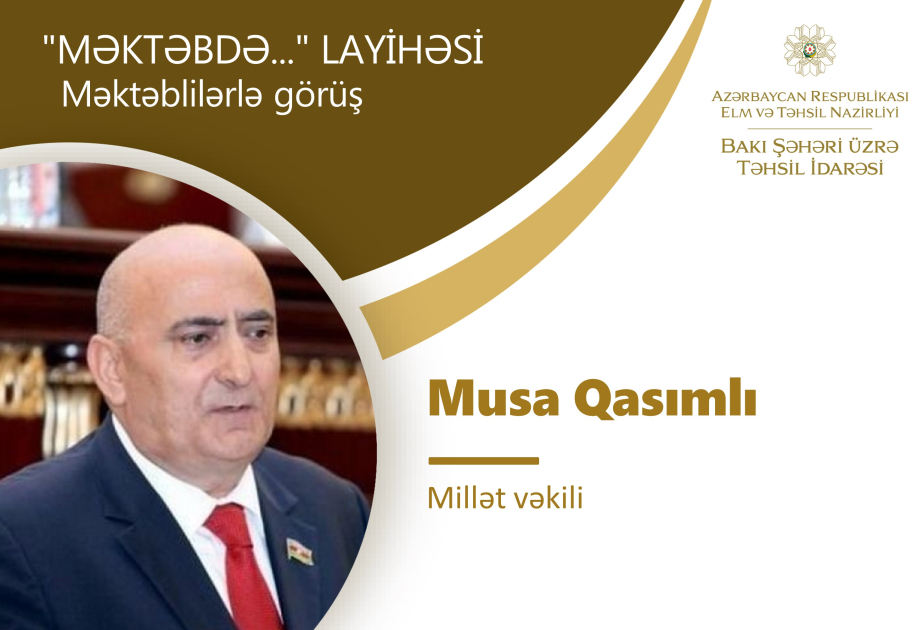 “Məktəbdə...” layihəsinin növbəti görüşü keçiriləcək