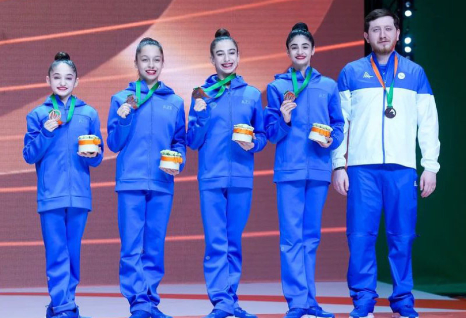 Художественные гимнастки Азербайджана начали чемпионат Европы с медали