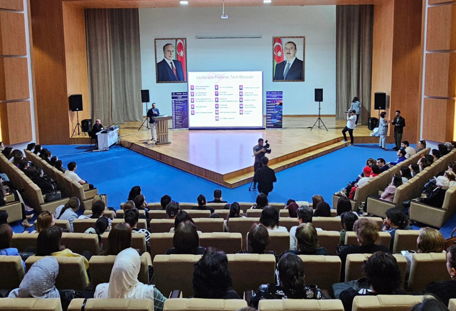 Şəkidə “Yaradıcı müzakirələr” adlı layihə həyata keçirilib