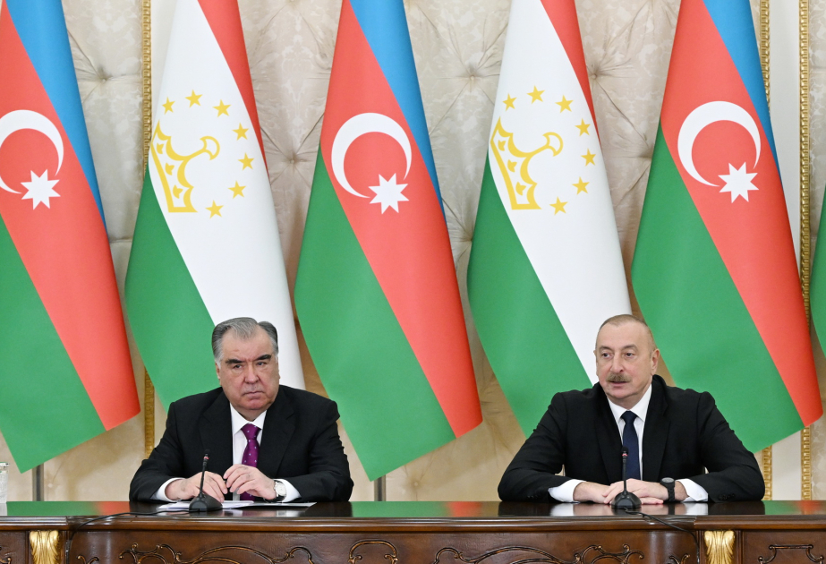 الرئيس إلهام علييف: العلاقات بين دولتي أذربيجان وطاجيكستان في اعلى مستواها اليوم