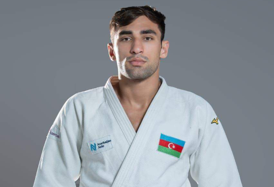 Erste Vizepräsidentin Mehriban Aliyeva gratuliert Judoka Zelym Kotsoiev zum Gewinn des WM-Titels