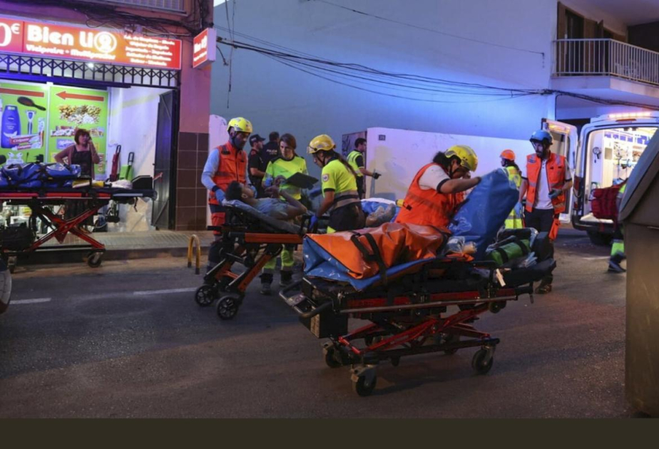 İspaniyada binanın çökməsi nəticəsində 4 nəfər ölüb, 16 nəfər yaralanıb