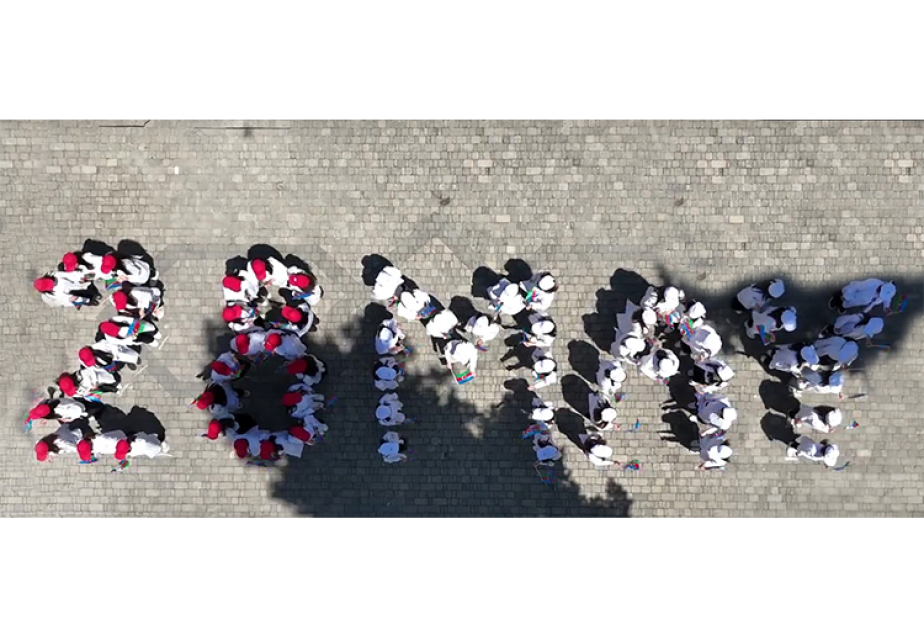 Səhiyyə Nazirliyi Müstəqillik Günü ilə bağlı Şəkidə “İlk tibbi yardım - ikinci həyata addım” adlı fləş-mob keçirib