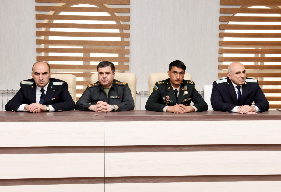 Hərbi Prokurorluq əməkdaşları Daxili Qoşunların Vətən Müharibəsi qəhrəmanları ilə birgə ağac əkiblər