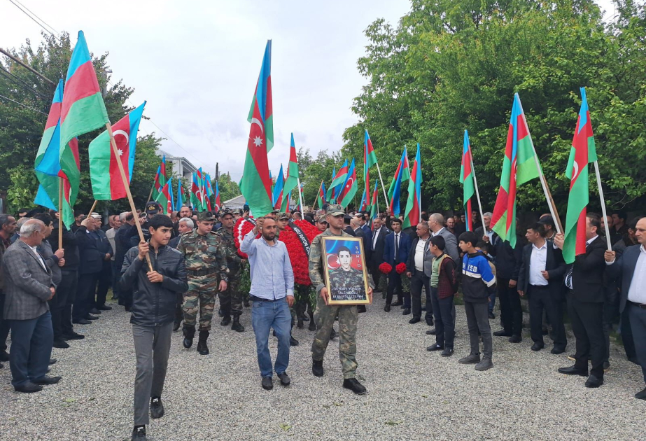 Şəhid Vurğun Seyidov Ağsuda dəfn olunub