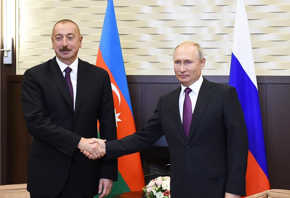 Vladimir Putin ha felicitado al Presidente Ilham Aliyev