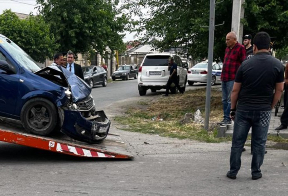 İmişlidə yol qəzası zamanı motosikletçi ölüb VİDEO