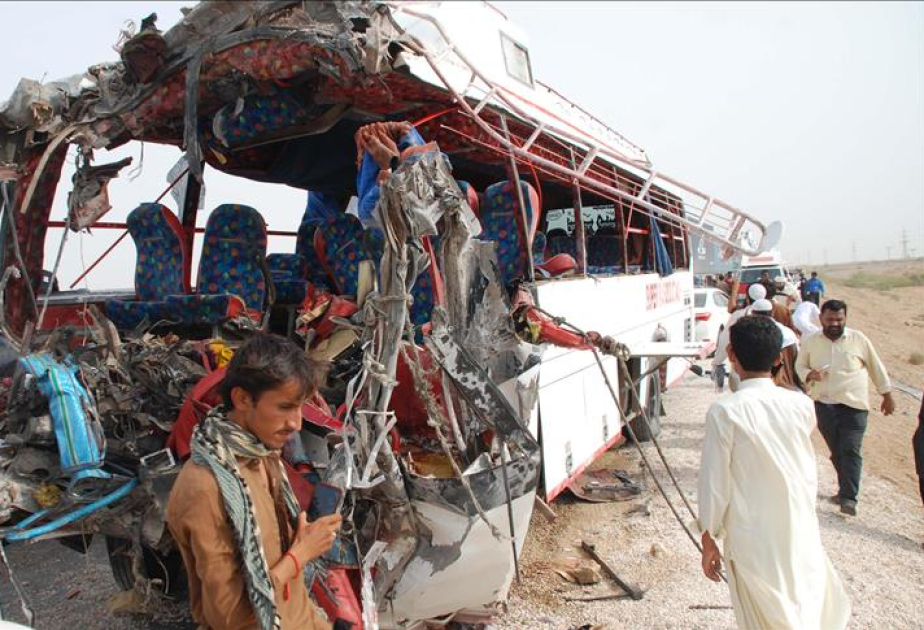 At least 20 killed as bus plunges into gorge in northern Pakistan