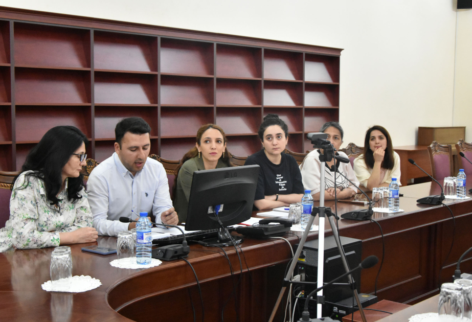Milli Kitabxanada onlayın görüş təşkil olunub