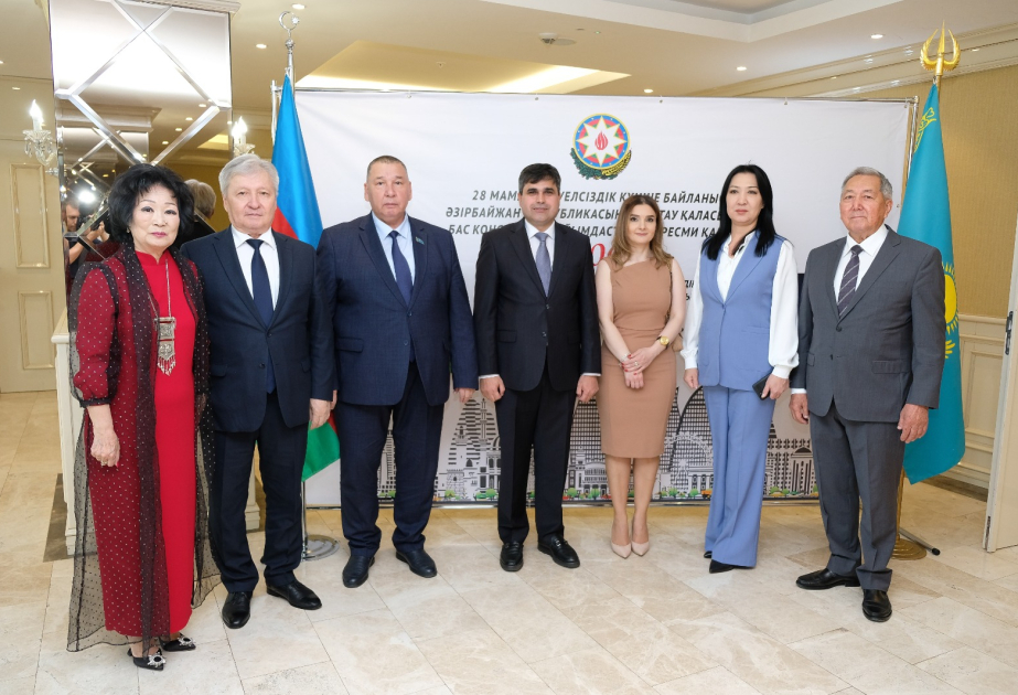 Aktau şəhərində Azərbaycanın Müstəqillik Günü ilə əlaqədar tədbir keçirilib