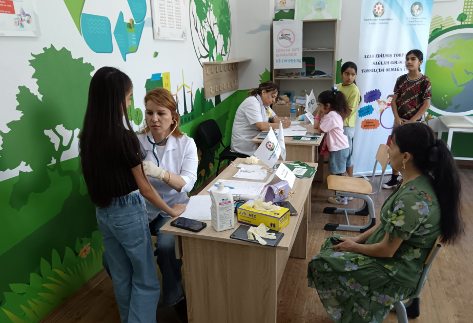Zəngilan, Cəbrayıl və Füzulidə 350-yə yaxın uşaq tibbi müayinədən keçib